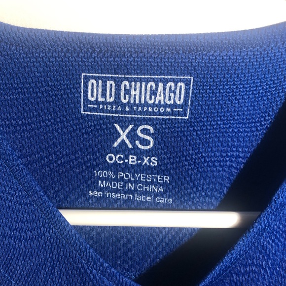 Unisex Size XS Old Chicago World Beer Tour Button Up Baseball Jersey.BlueInColor - Picture 4 of 7